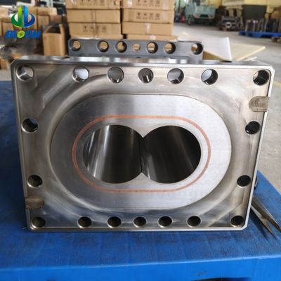 Kwaliteit  Nickel Alloy Twin Screw Extruder Barrel for PEEK Plastic Extrusion fabriek
