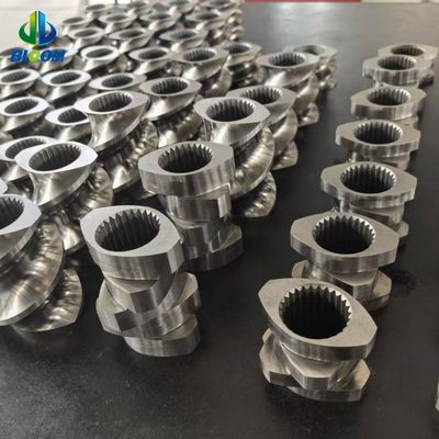 Kwaliteit  High Precision Twin Screw Elements for Polymer Compounding in Plastic Industry Parallel Twin Screw Extruders fabriek