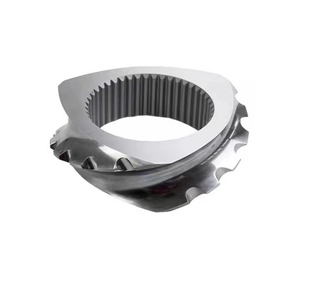65mm Tweeling de Schroefelement van de Kegel dubbel Extruder voor pvc-Extrudermachine