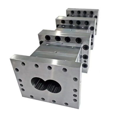65mm Tweeling de Schroefelement van de Kegel dubbel Extruder voor pvc-Extrudermachine