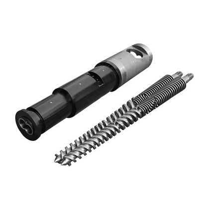 Conisch dubbelschroefvat voor PVC-pijpleidingextruder 80/156 65/132 55/110 50/105