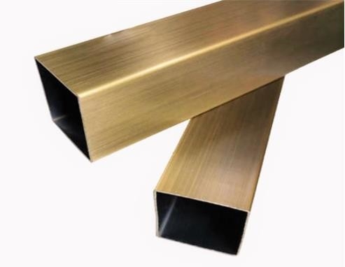 Gouden Haarscheurtje 201 304 Rechthoekige Vierkante Buizen ASTM A554