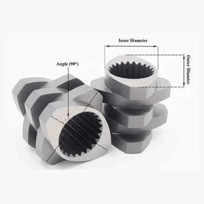D2 Schroefelementen van staal-extruder met corrosiebestendigheid voor de masterbatchindustrie