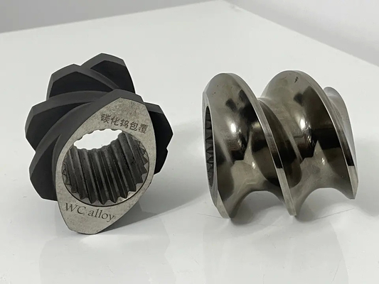 Tweeschroef-extruder reserve-onderdeel schroefelement voor het bewerken van rubber of kunststof