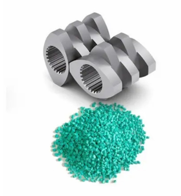 Bimetalen PE-plaat schroef en loop voor kunststofmachines Twin Screw Extruder Machine