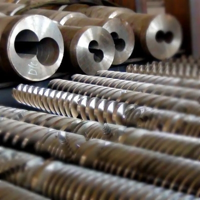 Schroefvat / kegelvormige tweelingschroefvat / extruder schroefvat voor pijplextrusie