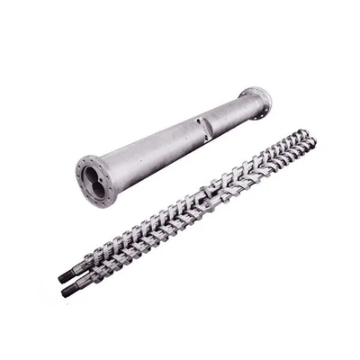 Van de de Pijpextruder van pvc UPVC van het de Schroefvat de Dubbele Hoge Output voor Pvc-Machinesdelen
