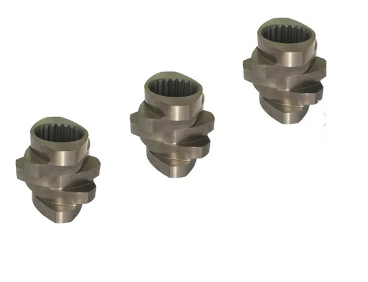 Bimetalen PE-plaat schroef en loop voor kunststofmachines Twin Screw Extruder Machine