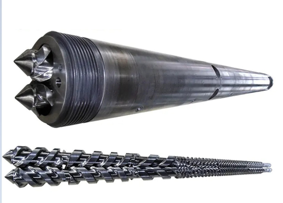 Bimetalen of nitriede parallelle twee-schroefvat voor twee-schroef extrudermachine voor kunststofmachine