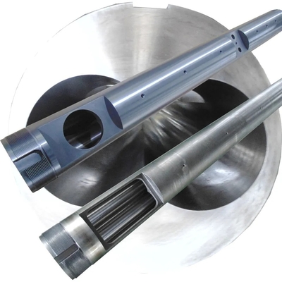 Co-roterende / tegenroterende conische tweelingschroeven en vaten voor extruder