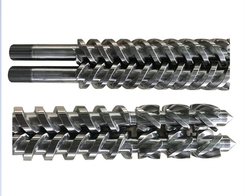 Bimetalen of nitriede parallelle twee-schroefvat voor twee-schroef extrudermachine voor kunststofmachine