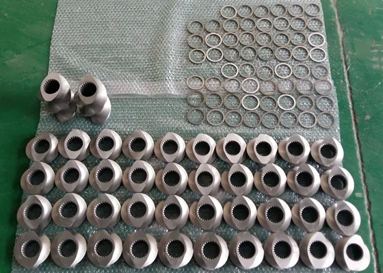 8477900000 Onderdelen voor tweeschroefextruders voor producten van rubber of van kunststof