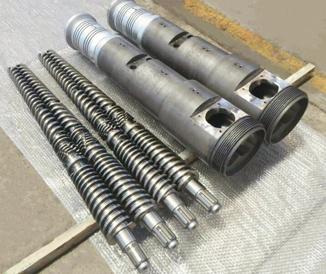 SPC vloer extruderingsmachine reserveonderdeel nitried of bimetaal vat en schroef