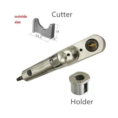 Spotsoldering elektrodepuntdresser met cutter en houder handleiding / handheld pneumatische elektrodepuntdresser