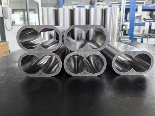 Gebruikbestendige Bimetallische Schroefvatvoering Voor injectie gietmachine Plastic Extruder