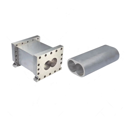 Gebruikbestendige schroefvat en voering Plastic twee schroef extruder elementen