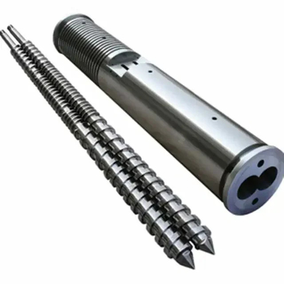Geavanceerde twee-schroef-extruderonderdelen Hoogsnelheidsinstrument staal anti-corrosie staal voor snelle en uniforme verwarming