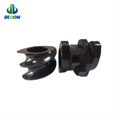 Op maat gemaakte tweeschroefelementen voor de productie van fluoroplastic fluorrubber in plasticreparatie