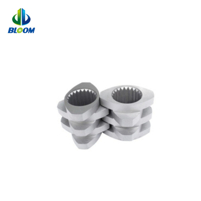 Parallelle co-roterende twee-schroef plastic extruder kobalt legering schroef voor PEEK PVDF