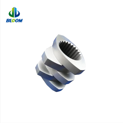 Parallelle co-roterende twee-schroef plastic extruder kobalt legering schroef voor PEEK PVDF