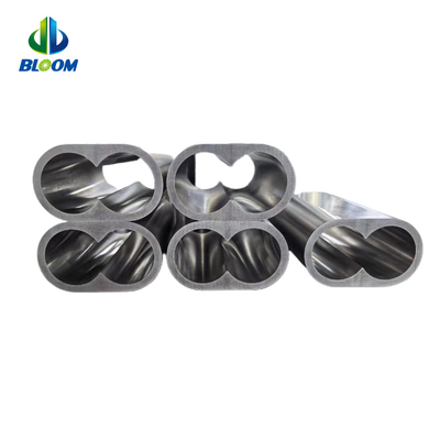 Parallel co roterende tweeschroef plastic extruder kobalt nikkel legering vat voering voor PEEK