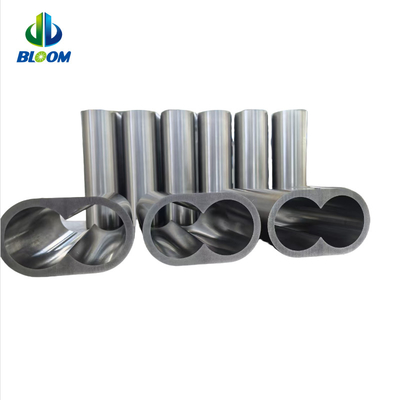 Twin Screw Plastic Extruder Parts Cobalt Nickel Alloy Barrel Liner Voor de productie van Lithiumbattery Slurry