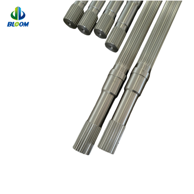 Anti Wear Plastic Extruder onderdelen Schroefas voor lithiumbatterijen PEEK PVDF