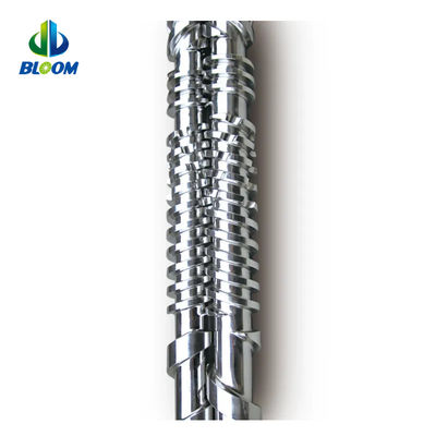 Bimetalen conische tweeling schroef en loop voor PVC WPC TPE TPU productie