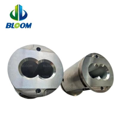 Op maat gemaakte productie van plastic extruder schroefelementen voor efficiënt vat W6mo5cr4v2 Materiaal voor tweeschroefextrude