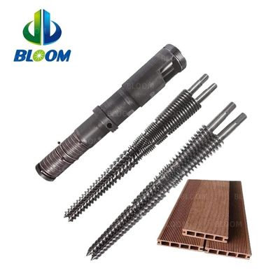 Schroefvat / kegelvormige tweelingschroefvat / extruder schroefvat voor pijplextrusie