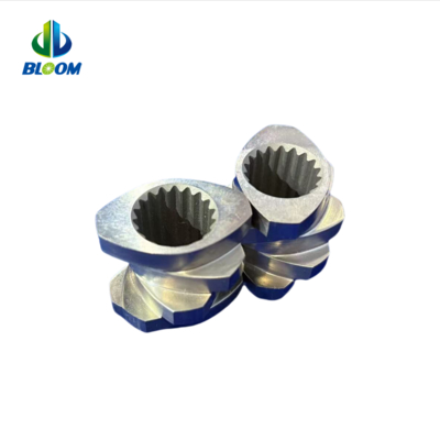 Chinese leverancier ZSK Double Twin Extruder Parts Screw Segments For Lithium Battery Slurry