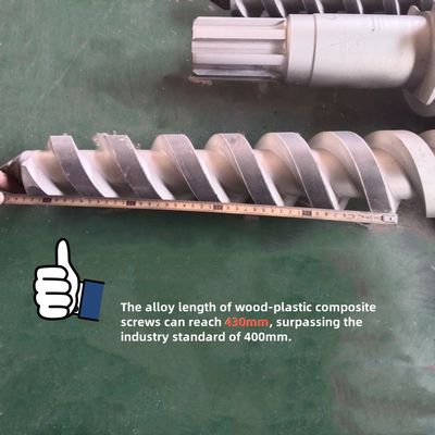 Zeer nauwkeurige 38CrMoAlA conische dubbelschroefcilinder voor progressieve compressie in kunststof- en rubberextrusie