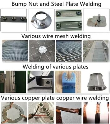 High-efficiency resistance spot welding machine met 380V,220V vermogen en 100KVA capaciteit voor industriële weerstandslassen