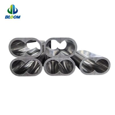 HRC56-64 Hardheid Nikkel-Chroom-Wolfraam Composiet Liner voor Dubbelschroefsextruder met Hoge Temperatuurbestendigheid