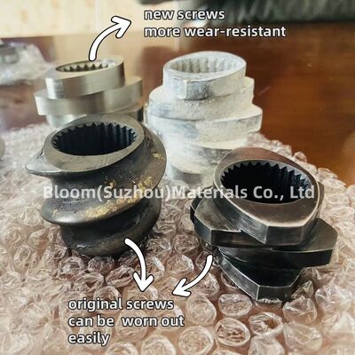 Slijtvaste en corrosiebestendige twin-screw extruder onderdelen met aangepaste specificaties en hoge koppelcapaciteit