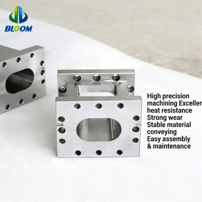 Bimetalen extruder schroeven en vaten met slijtvastheid en hoge temperatuur tolerantie voor PP PET PVC ABS-plastiek extruder