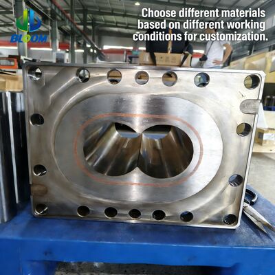 Bimetalen extruder schroeven en vaten met slijtvastheid en hoge temperatuur tolerantie voor PP PET PVC ABS-plastiek extruder