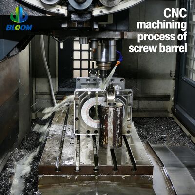 Bimetalen extruder schroeven en vaten met slijtvastheid en hoge temperatuur tolerantie voor PP PET PVC ABS-plastiek extruder