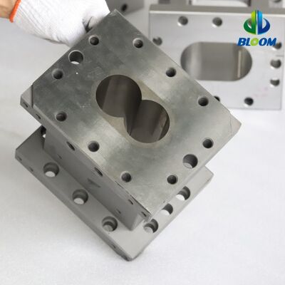 Modulaire structuur Nikkellegering Twin Screw Barrel met slijtvastheid voor plastische extrusie