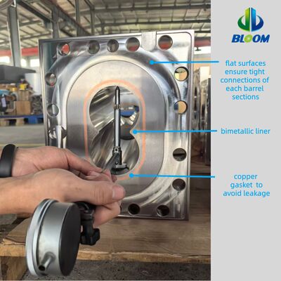 Slijtage- en corrosiebestendige extruderonderdelen met CNC-precisiebewerkingstechnologie voor industriële extrusieprocessen