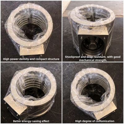 Gegoten Aluminium Bandverwarmer met Hoge Thermische Efficiëntie, Gelijkmatige Warmteverdeling en Duurzame Constructie voor Kunststofmachines