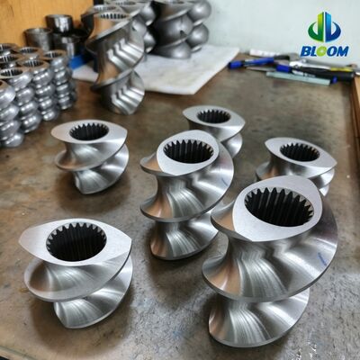 Wear and Corrosion Resistant Twin Screw Extruder Elements with CNC Precision Machining and HRC 58-62 Hardness