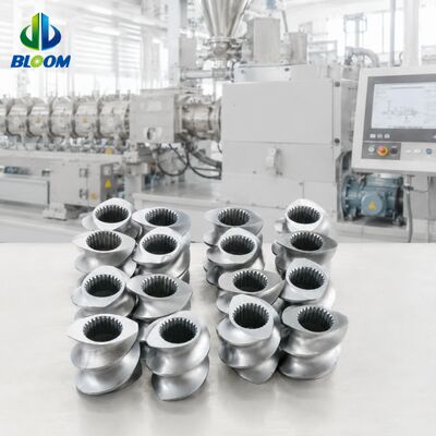 High Wear-Resistance Twin Screw Extruder Elements met CNC Precision Machining en HRC 58-62 hardheid