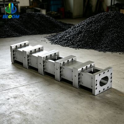 Modulair ontworpen dubbele schroefvat van nikkellegering met slijtvastheid voor extruders met hoog koppel