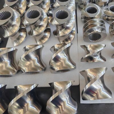 High Precision Twin Screw Elements with Wear and Corrosion Resistance for Plastic Extrusion