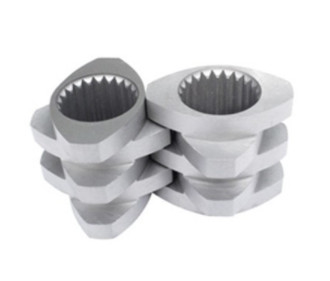 316L tweelingschroefelement voor Plastic Masterbatch-Machineproductielijn