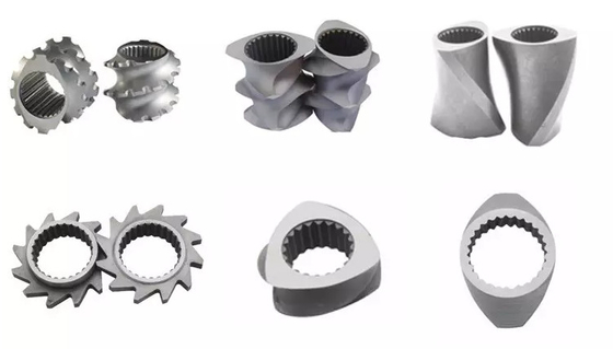 Het kneden van de Extruderdelen van de Blok Tweelingschroef voor Roterende de Extruderschroef van Co