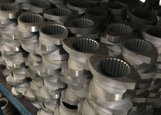 Volledig Tweeling de Schroefelement van 316L voor het Samenstellen van Extruder