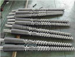 38CrMoALA Nitriding Kegel Tweeling Dubbel Schroef en Vat voor pp